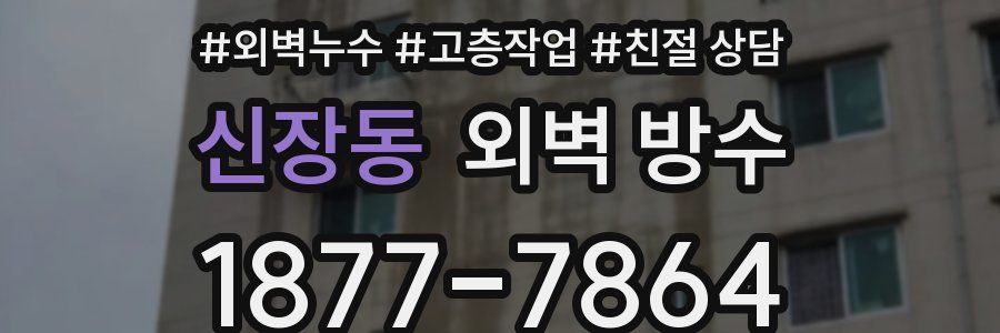 신장동 외벽 방수