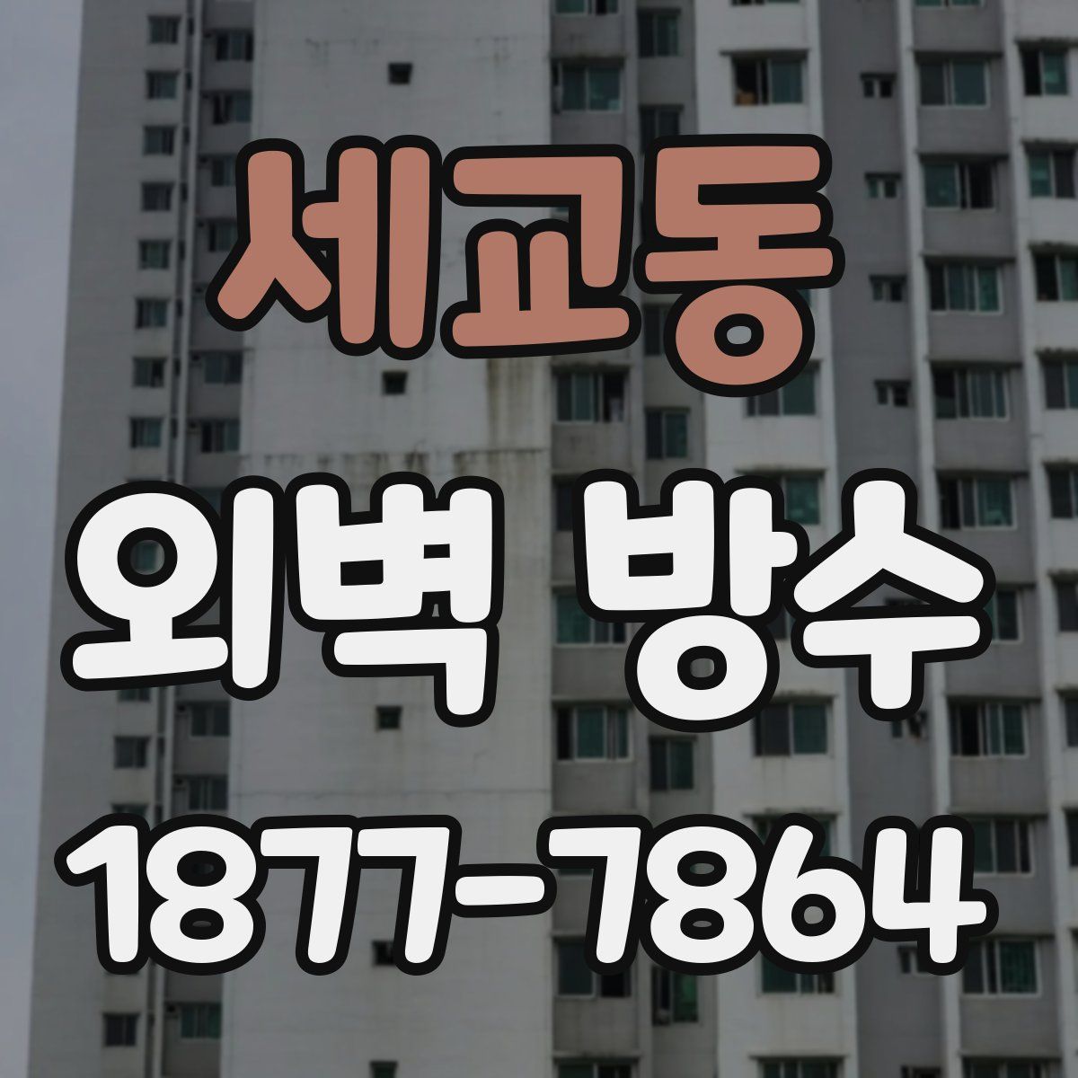세교동 외벽 방수