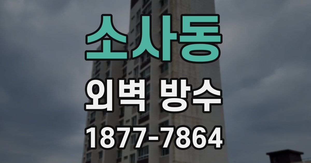 소사동 외벽 방수
