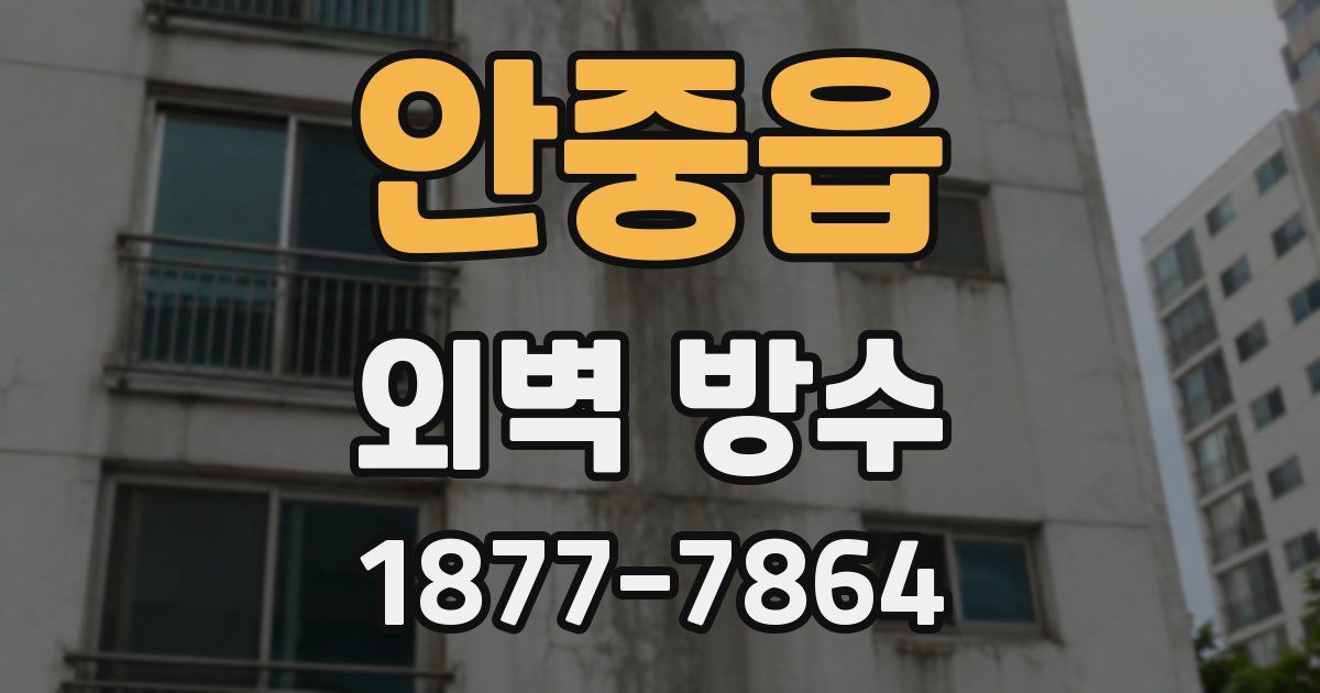 안중읍 외벽 방수