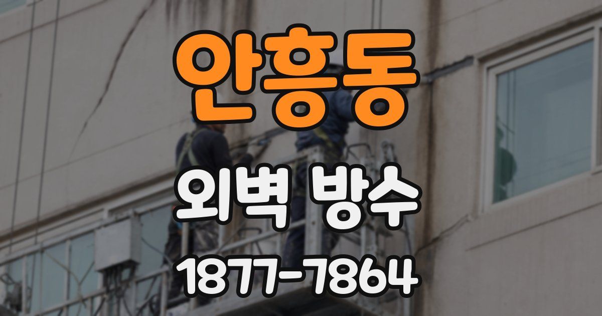 안흥동 외벽 방수