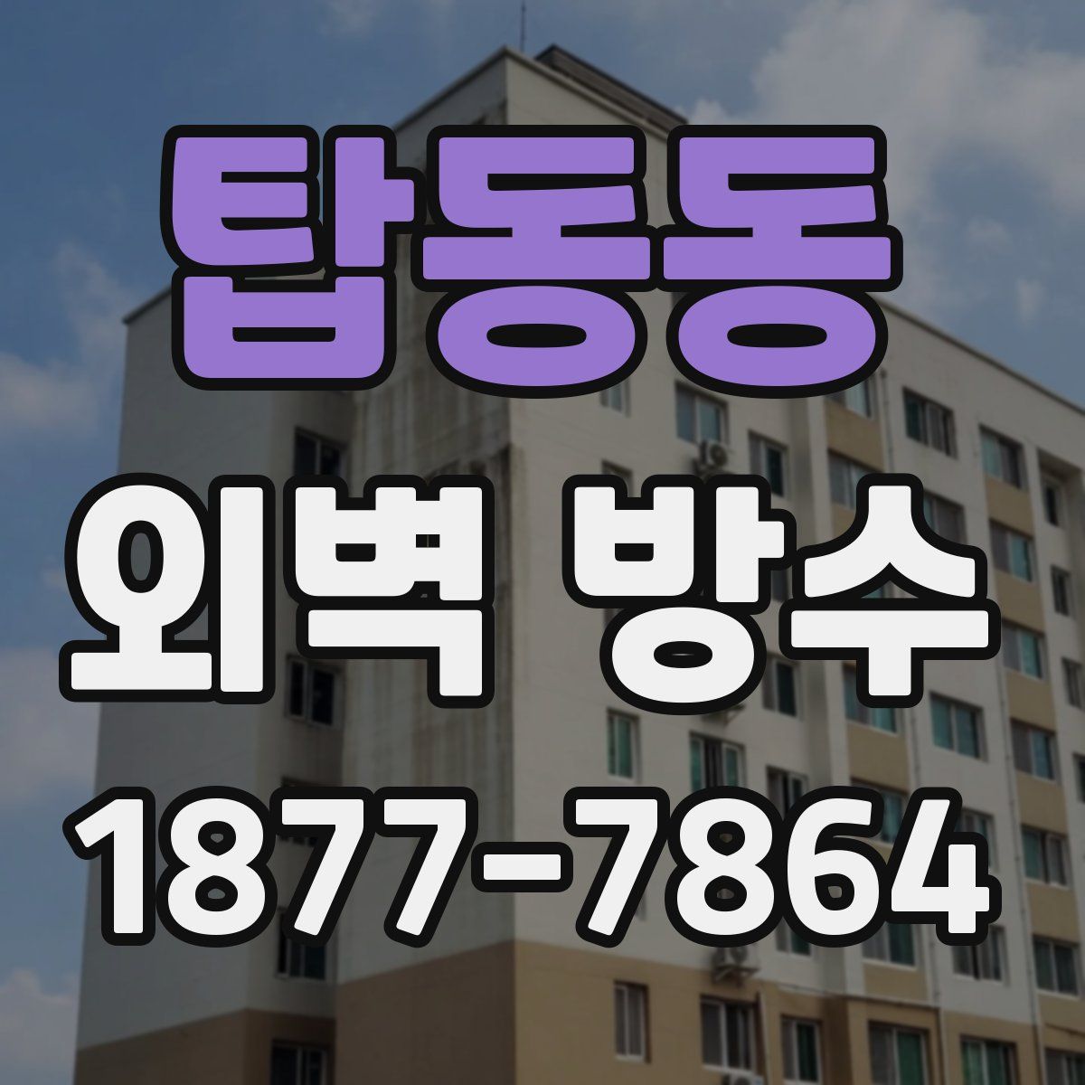 탑동동 외벽 방수