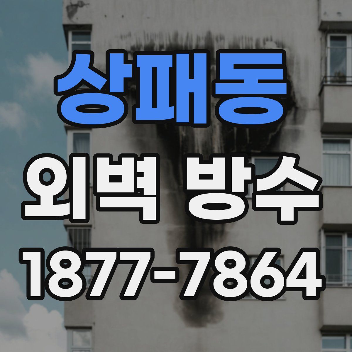 상패동 외벽 방수