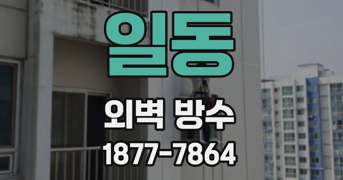 일동 외벽 방수