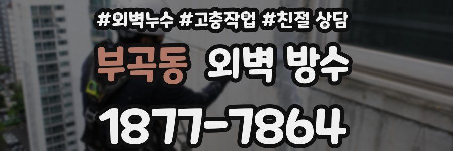 부곡동 외벽 방수