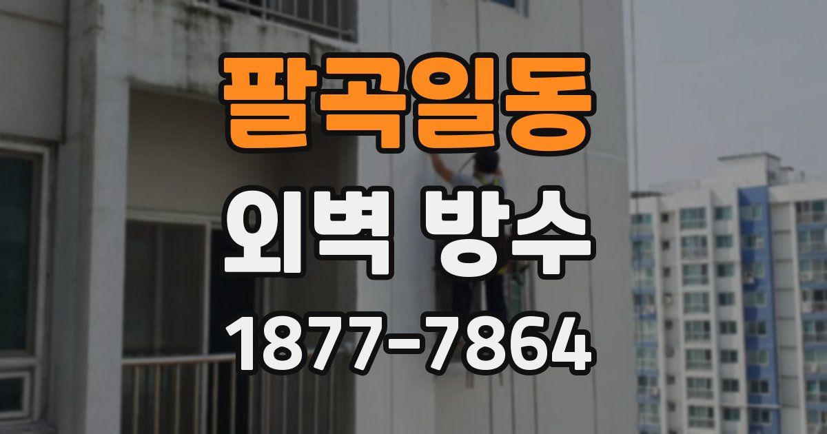 팔곡일동 외벽 방수