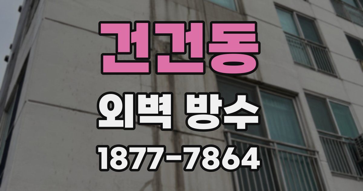건건동 외벽 방수