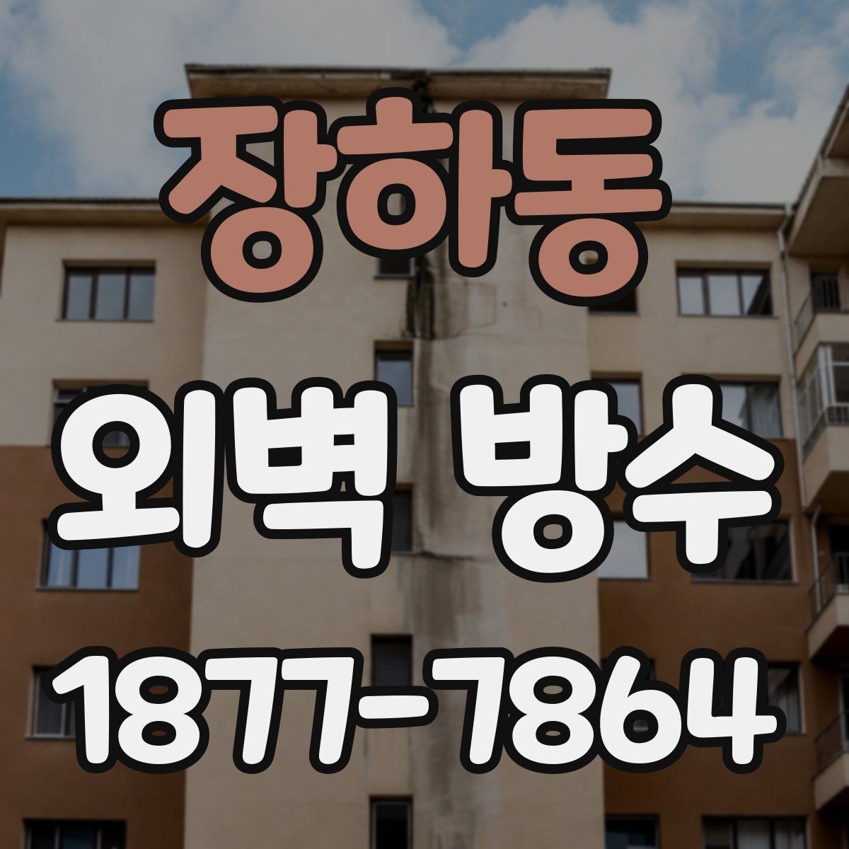장하동 외벽 방수 공법 선택에 영향을 주는 외부 조건
