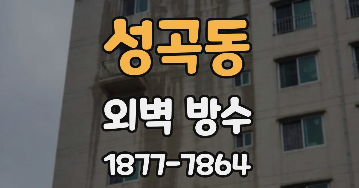 성곡동 외벽 방수