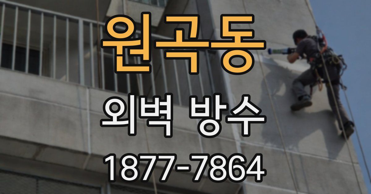 원곡동 외벽 방수