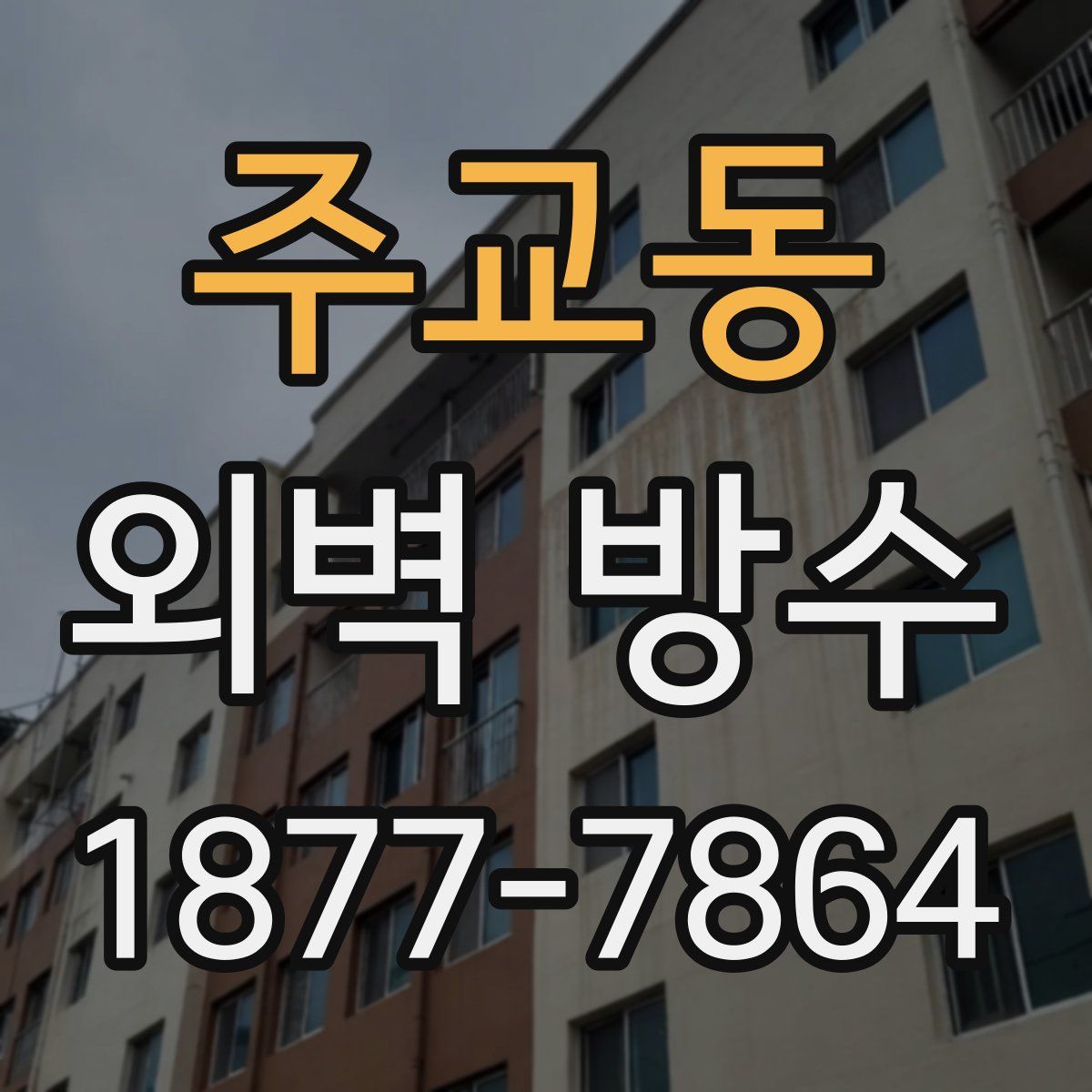 주교동 외벽 방수