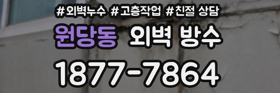 원당동 외벽 방수