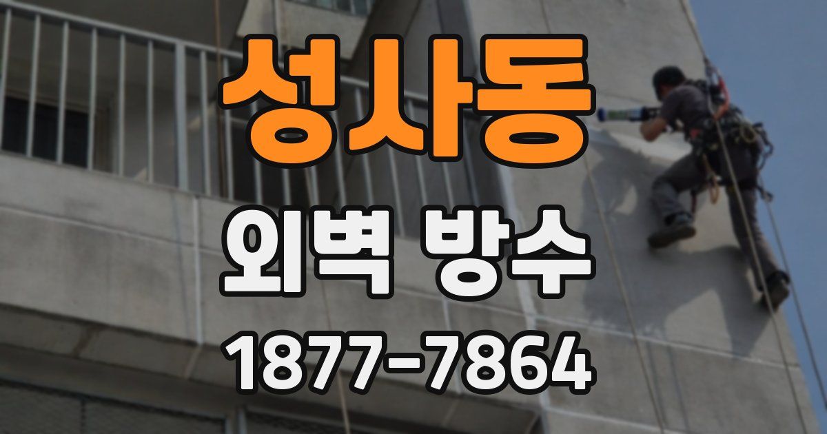 성사동 외벽 방수