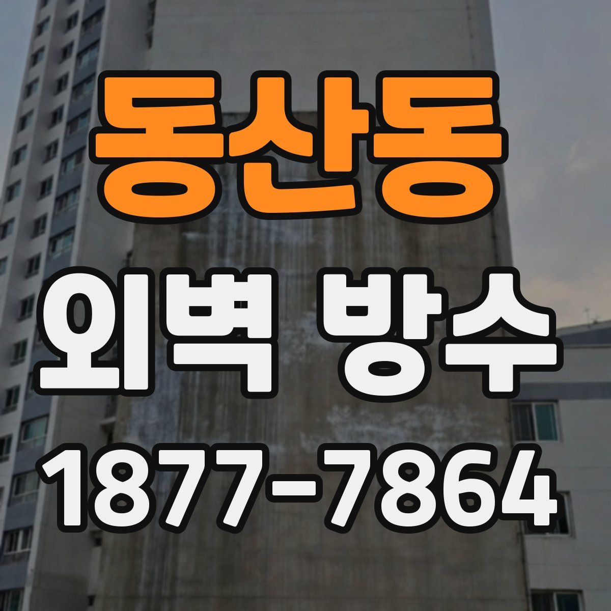 동산동 외벽 방수