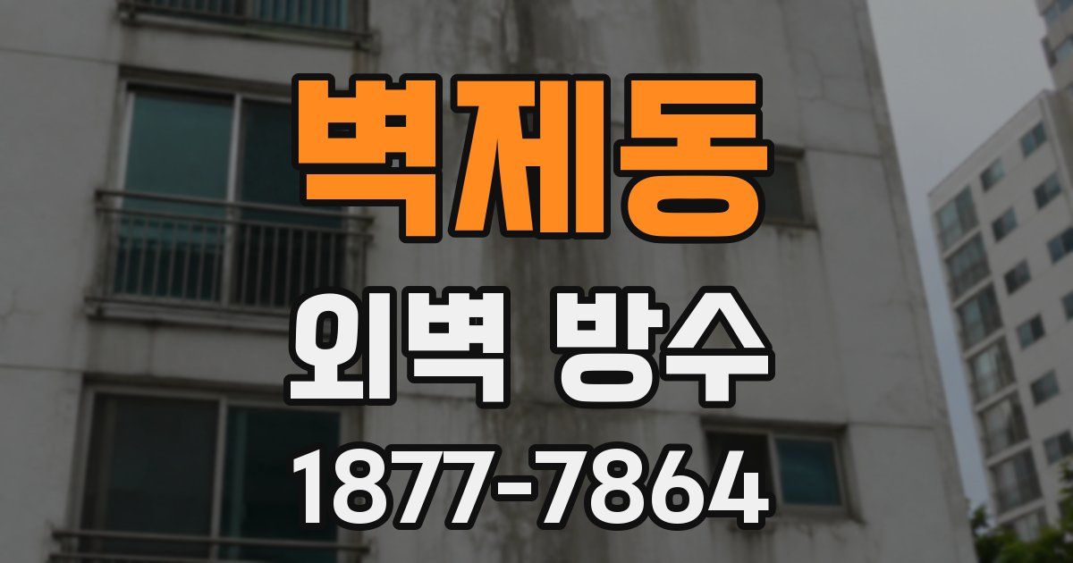 벽제동 외벽 방수