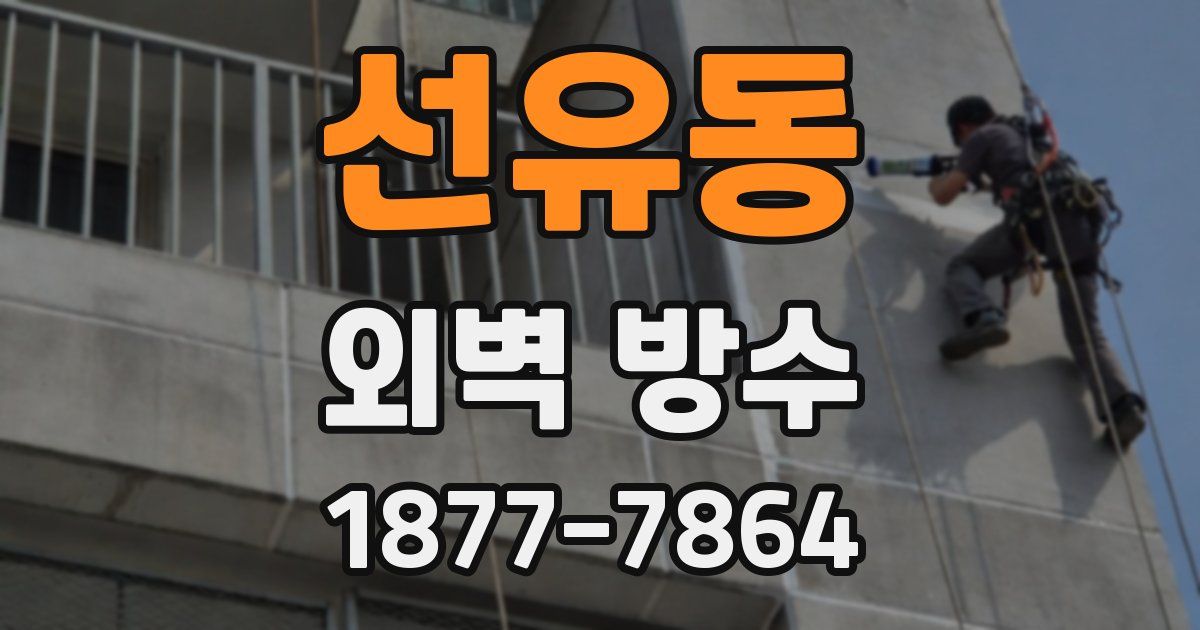 선유동 외벽 방수