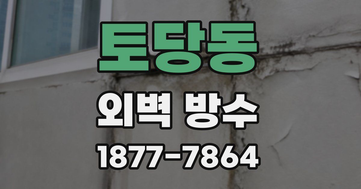 토당동 외벽 방수
