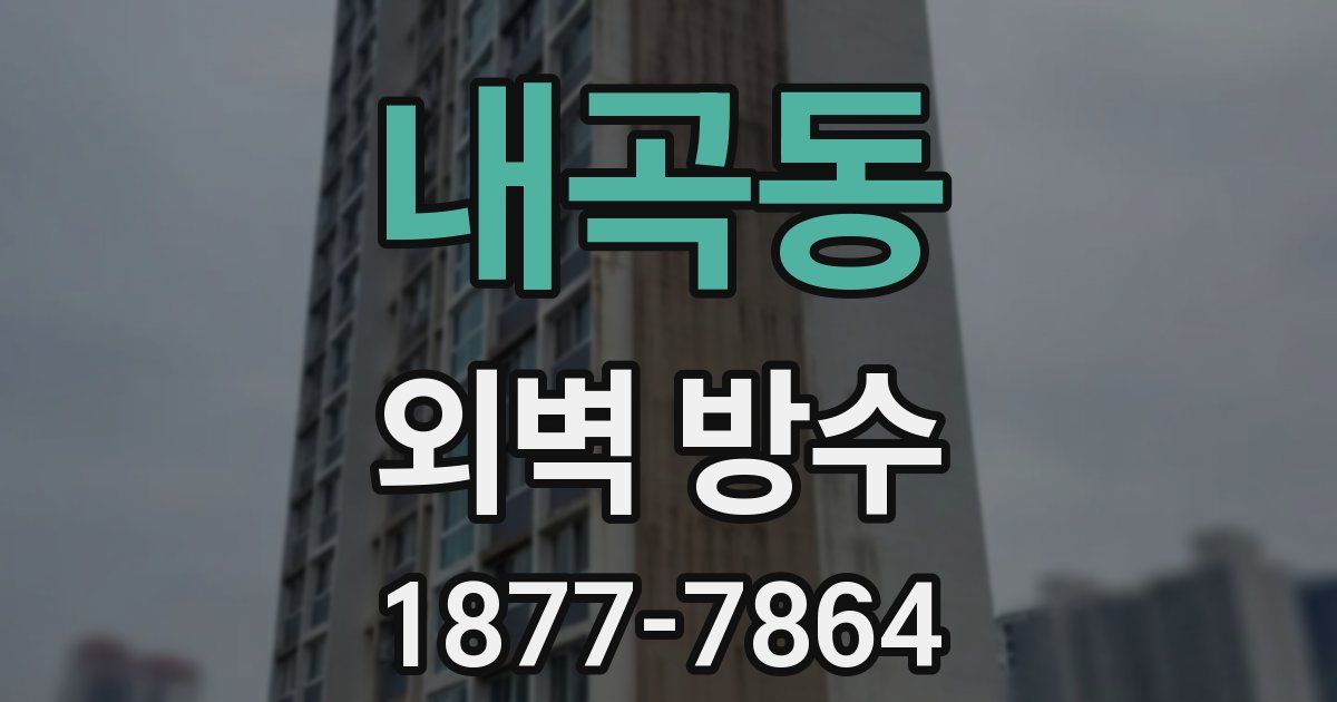 내곡동 외벽 방수
