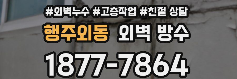 행주외동 외벽 방수