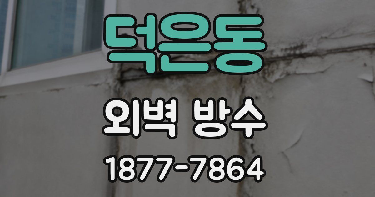 덕은동 외벽 방수
