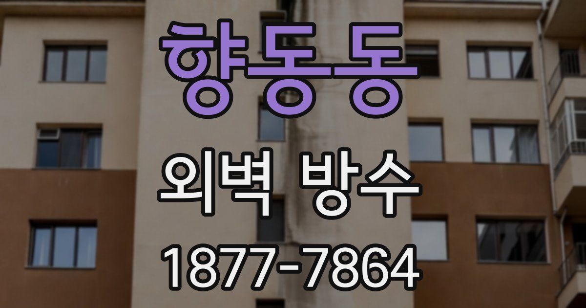 향동동 외벽 방수