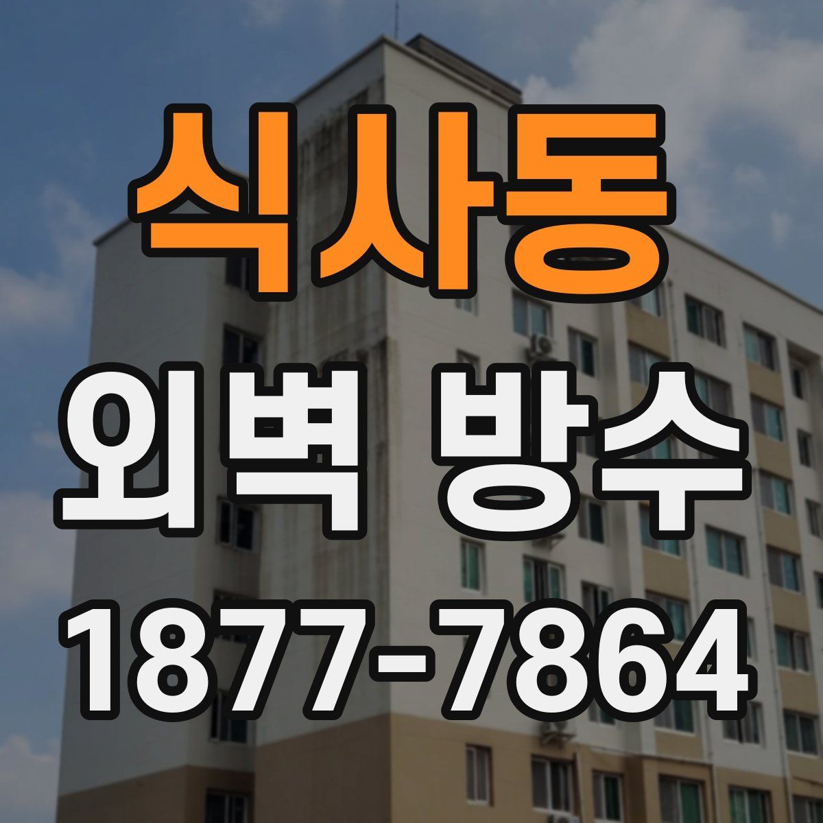식사동 외벽 방수