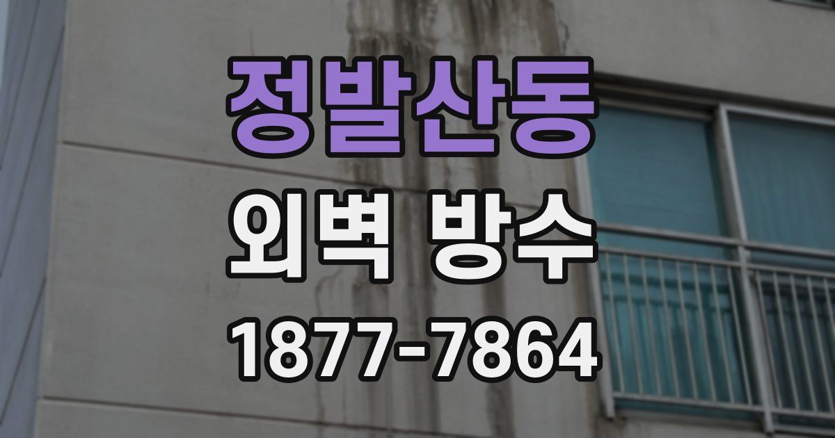 정발산동 외벽 방수