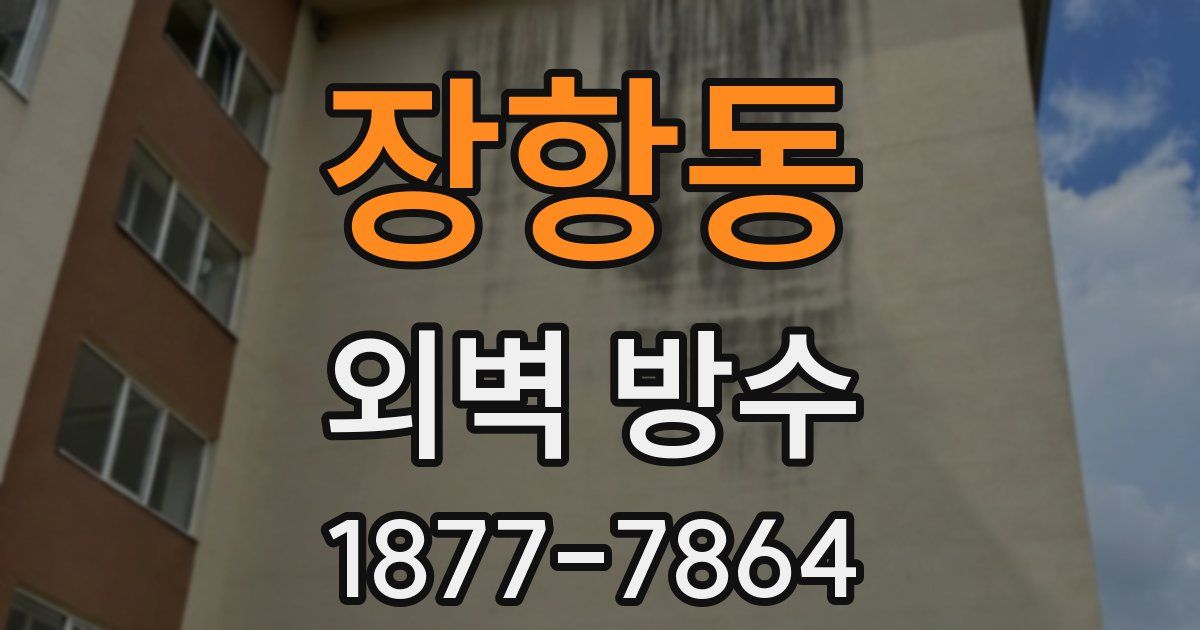 장항동 외벽 방수