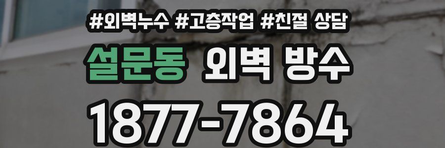 설문동 외벽 방수