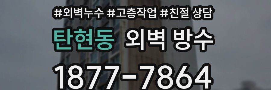 탄현동 외벽 방수
