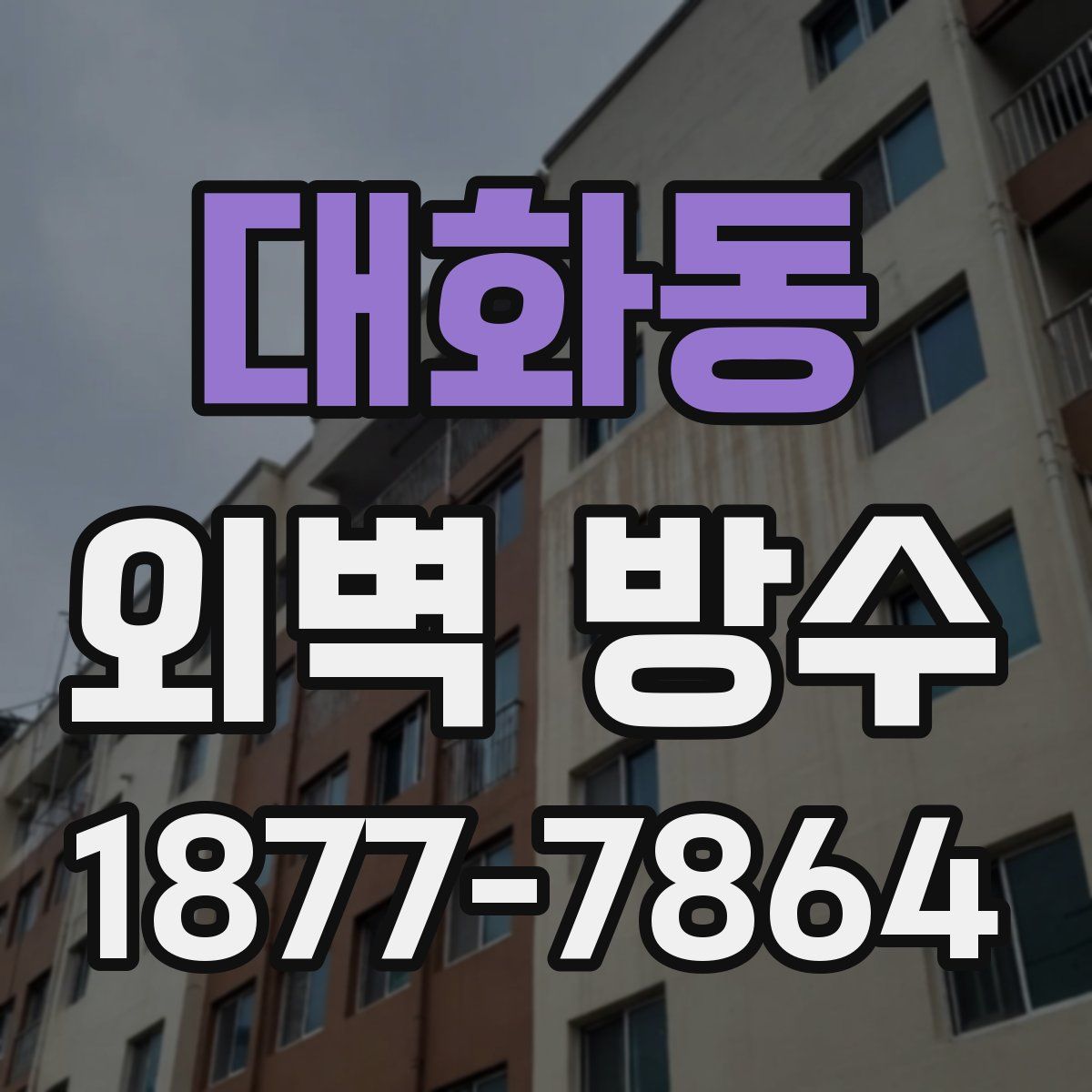 대화동 외벽 방수