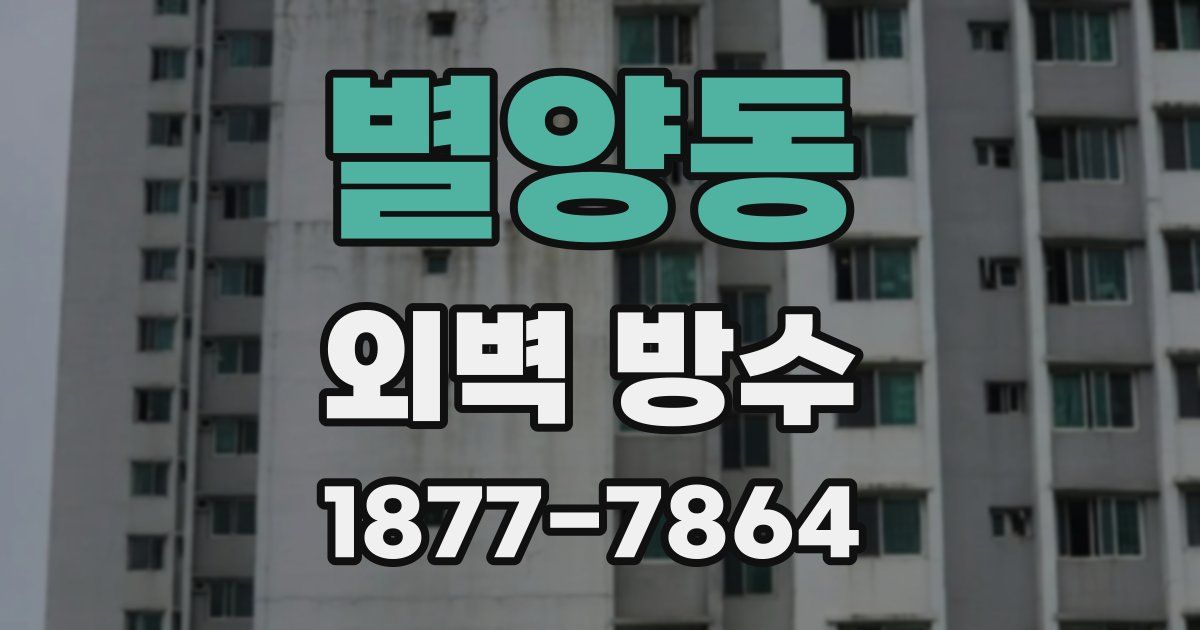 별양동 외벽 방수