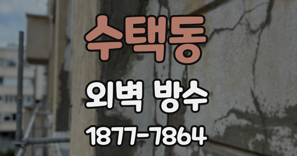 수택동 외벽 방수