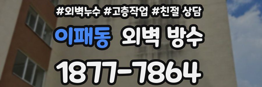이패동 외벽 방수