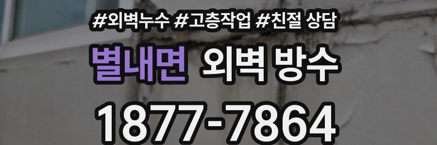 별내면 외벽 방수