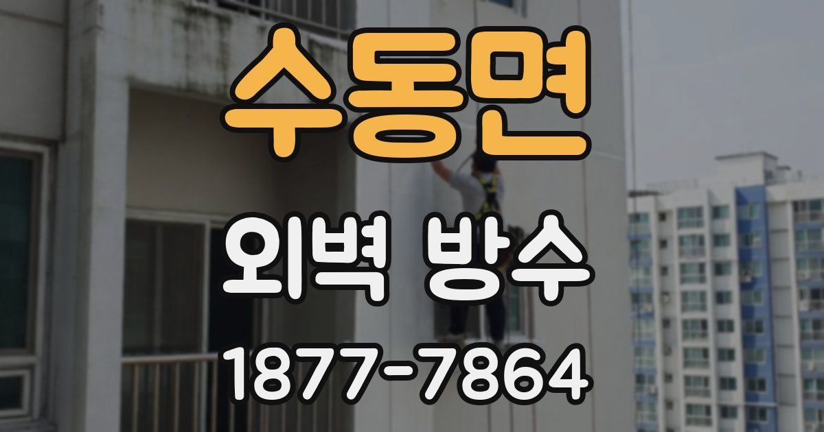 수동면 외벽 방수