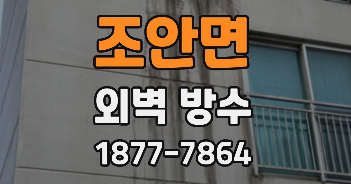 조안면 외벽 방수