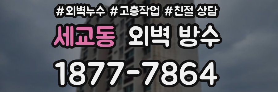 세교동 외벽 방수