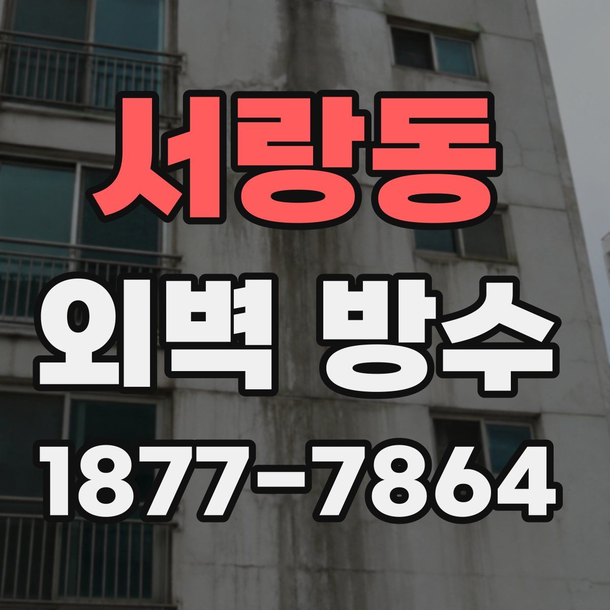 서랑동 외벽 방수