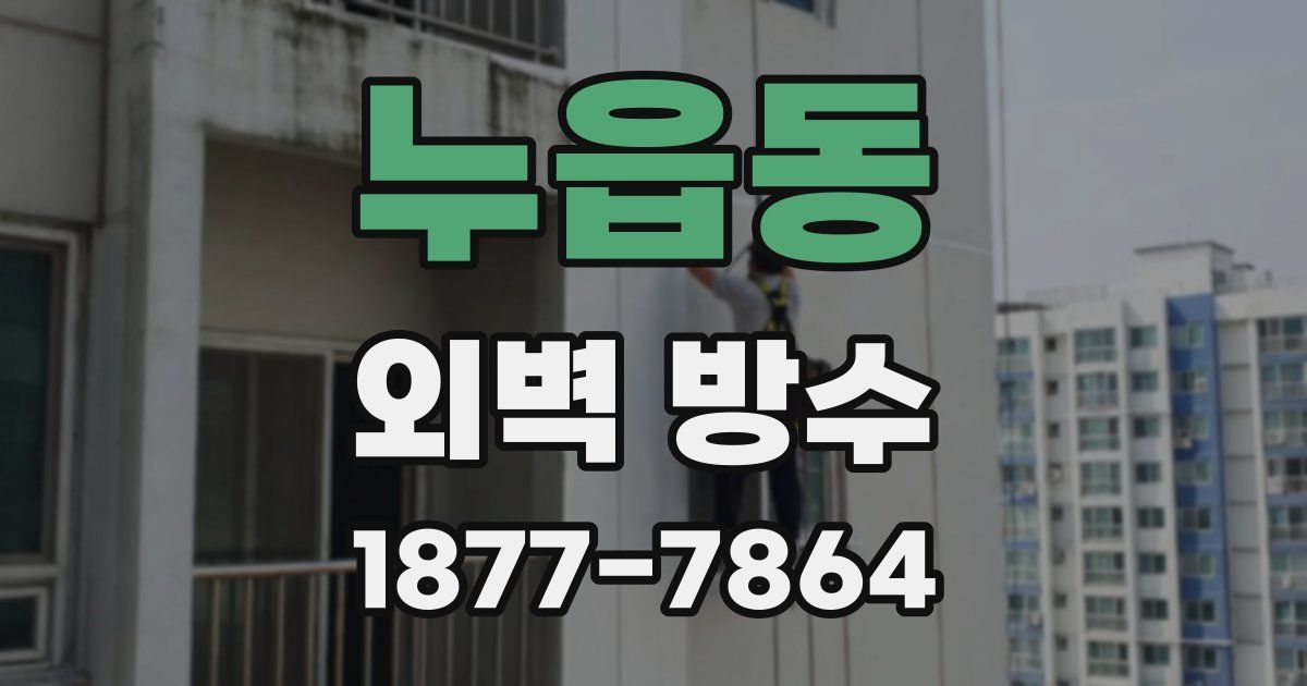 누읍동 외벽 방수