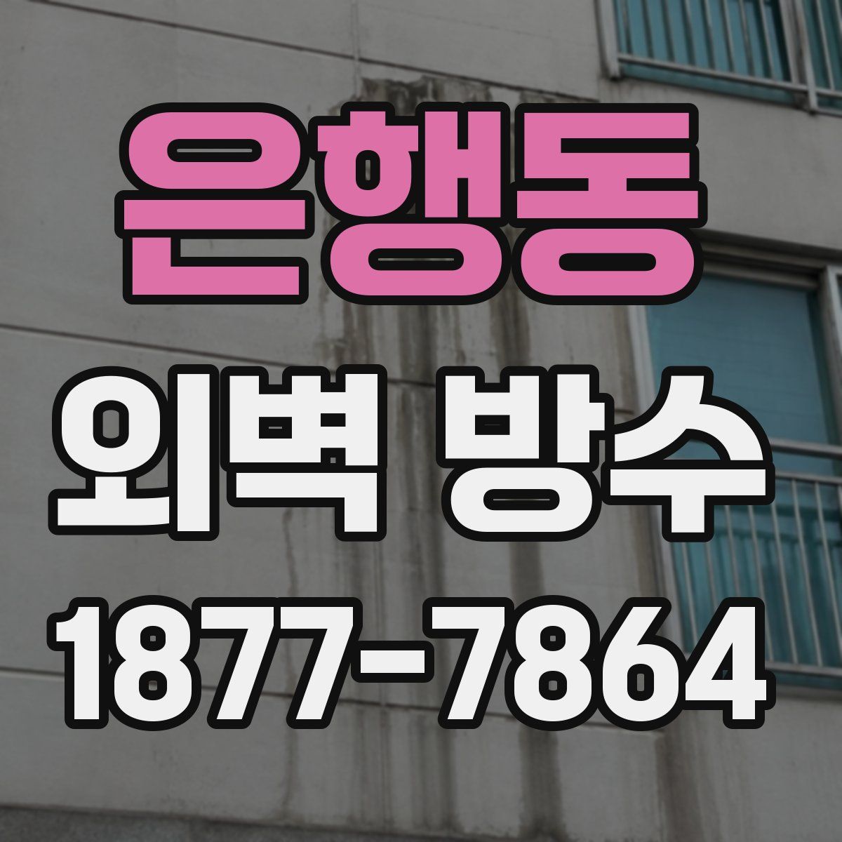 은행동 외벽 방수