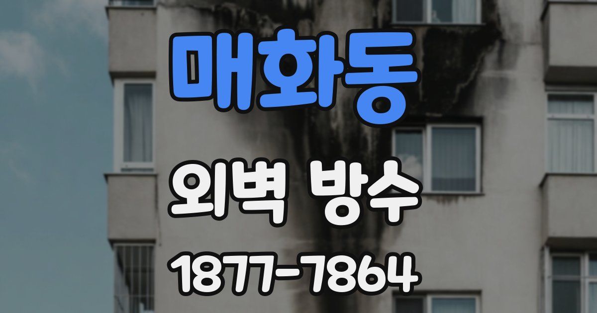 매화동 외벽 방수