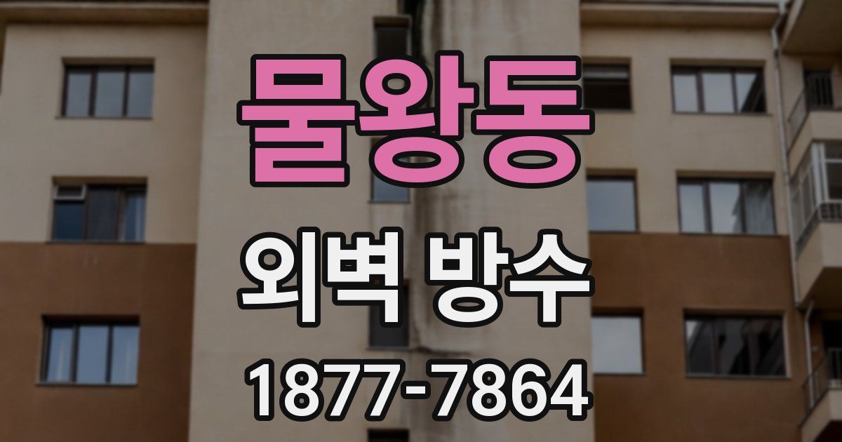 물왕동 외벽 방수