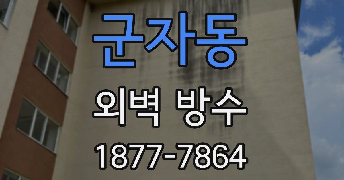 군자동 외벽 방수