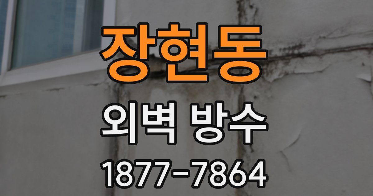 장현동 외벽 방수