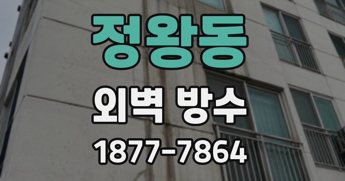정왕동 외벽 방수