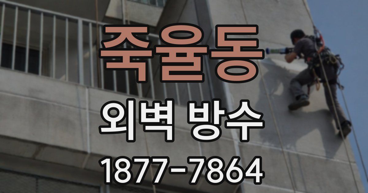 죽율동 외벽 방수