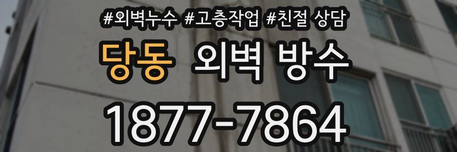 당동 외벽 방수