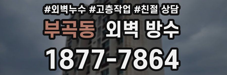 부곡동 외벽 방수
