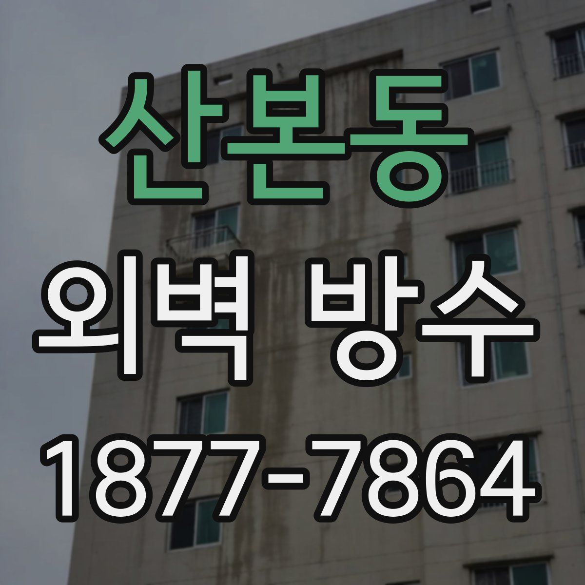 산본동 외벽 방수